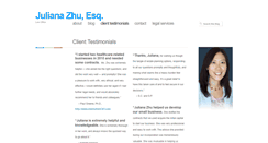 Desktop Screenshot of julianazhu.com