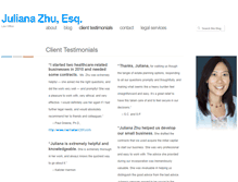 Tablet Screenshot of julianazhu.com